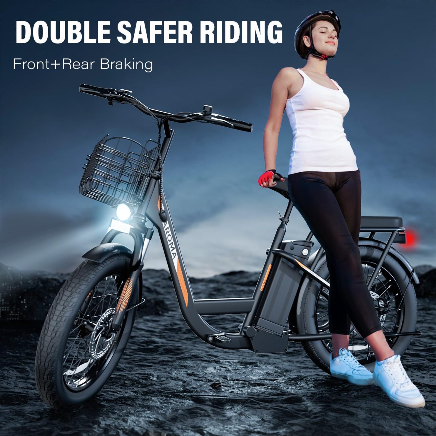 Caroma 500W K3/800W K4/1200W K5 Electric Scooter with Off-Road Tires