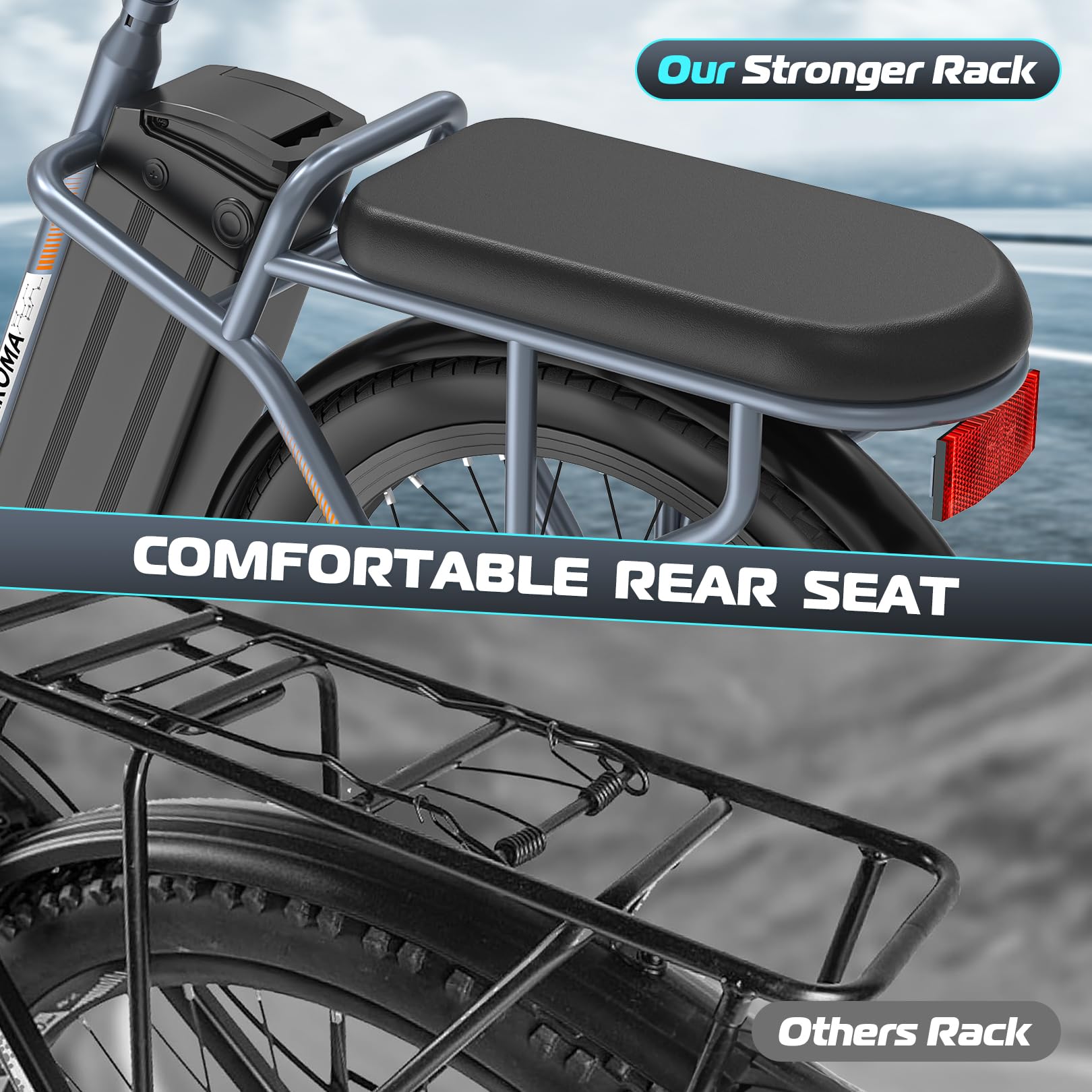 Caroma 500W(K1)/800W(K2) Electric Scooter with Seat