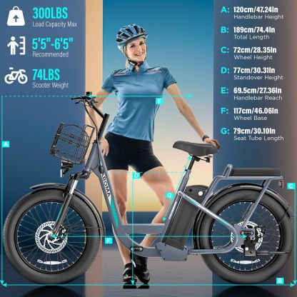 Caroma 500W K3/800W K4/1200W K5 Electric Scooter with Off-Road Tires