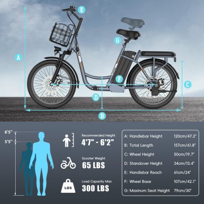 Caroma 500W(K1)/800W(K2) Electric Scooter with Seat