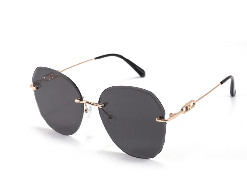 Fashionsotrea 2024 New Frameless Metal HD Sunglasses