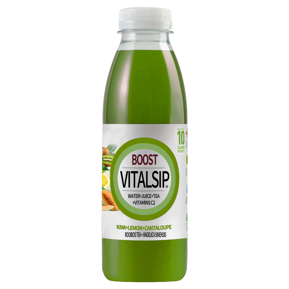 VitalSip Fruity Vitamin Drink - Kiwi, Lemon, Cantaloupe Blend*6