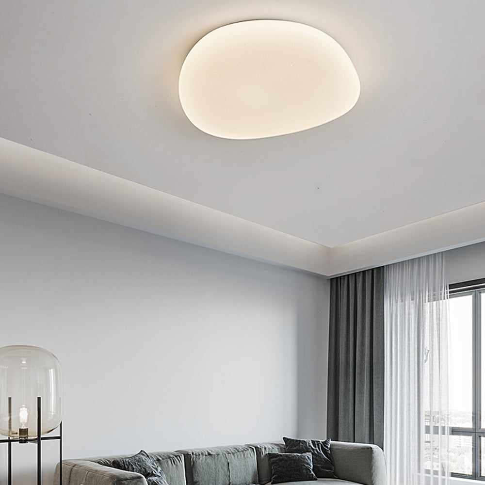 Quinn Flush Mount Ceiling Light, Pebbles Shape, Dia 38/45/55cm
