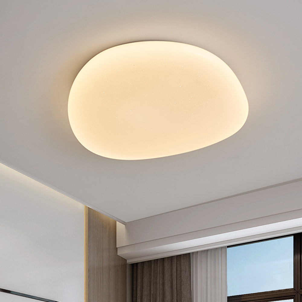 Quinn Flush Mount Ceiling Light, Pebbles Shape, Dia 38/45/55cm