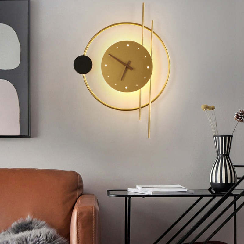 Wall Sconce - Room Decoration Lights - Modern Clock Design