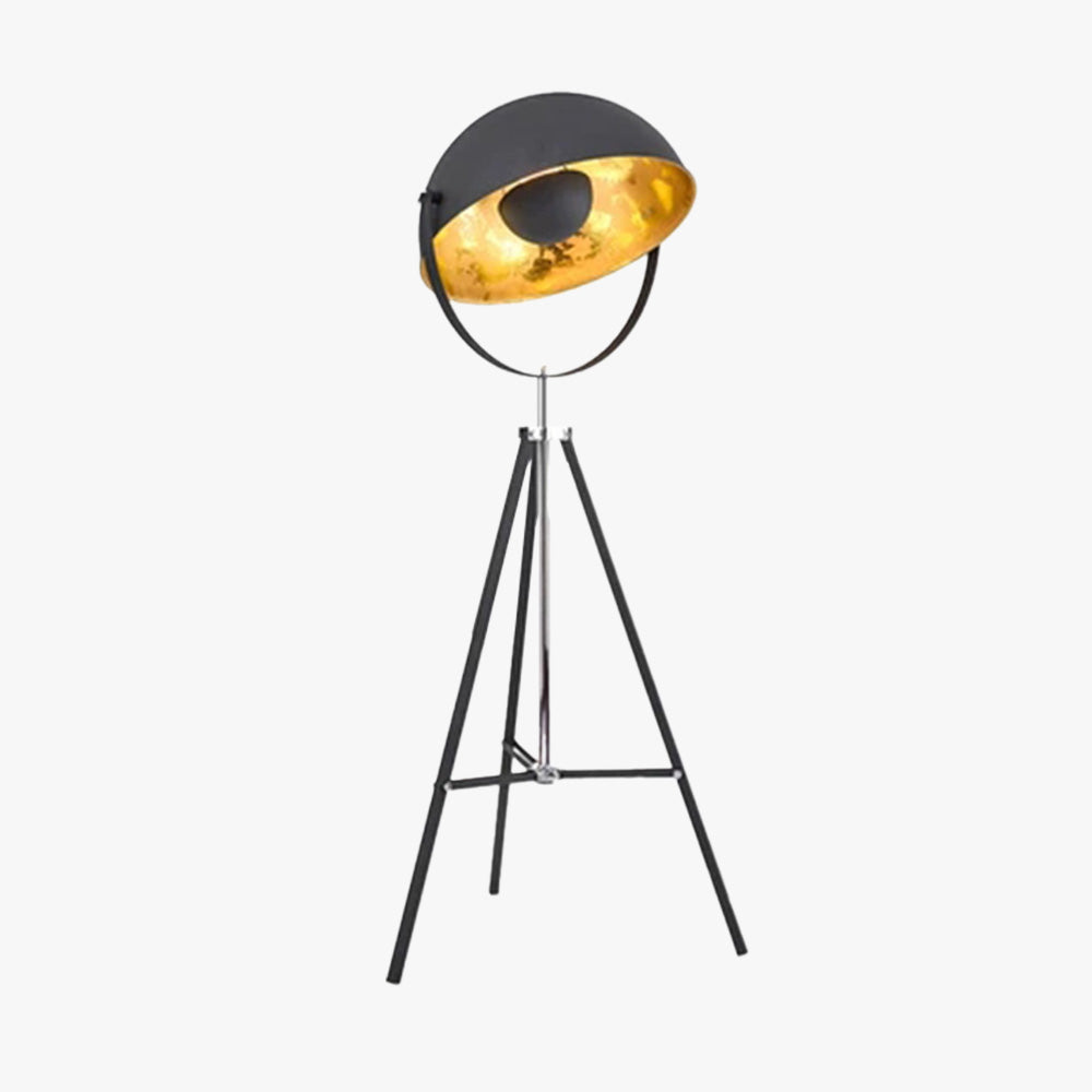 Salgado projector floor lamp, Metal & Wood Lightzey