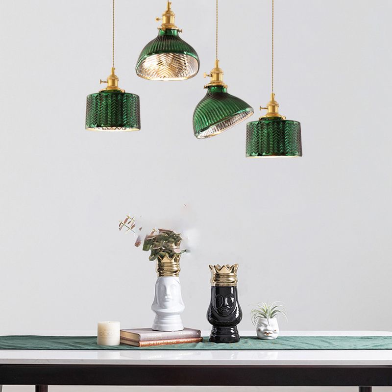 Hailie Green Pendant Light, 2 Style, L 19/23CM