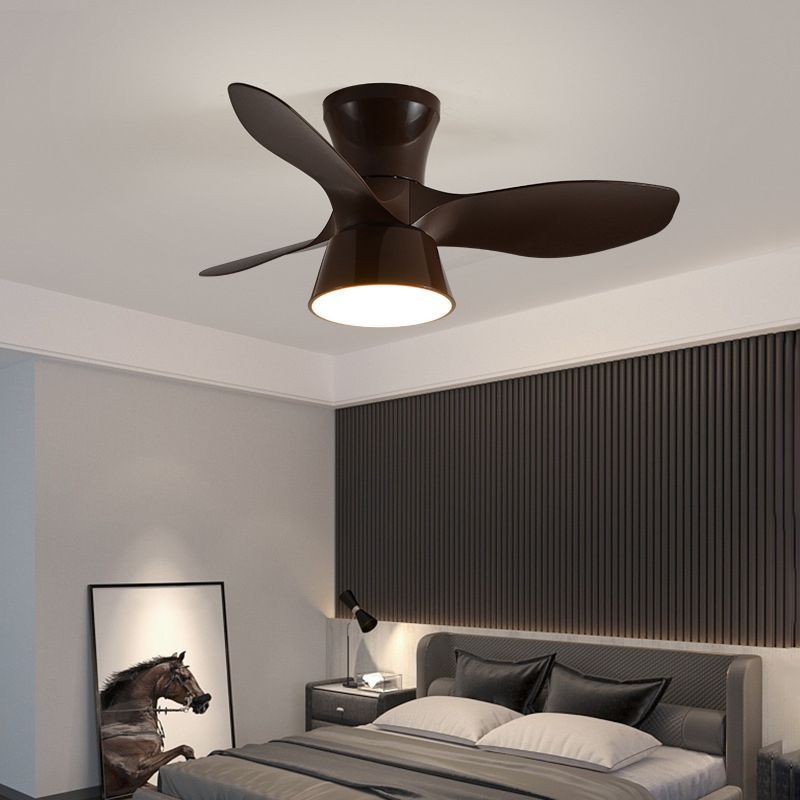 Walters Ceiling Fan With Light Bedroom, Black White Coffee 