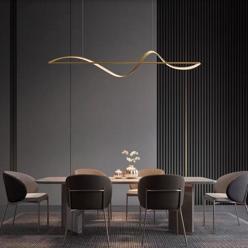 Louise Wave Pendant Light, 120/140CM