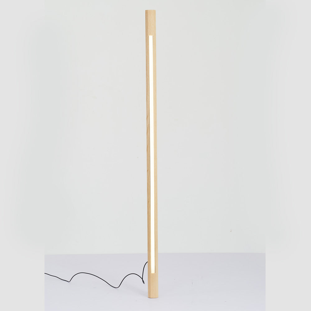 Ozawa Linear Floor Lamp, Wood & Acrylic, 3 Colour, L 120CM