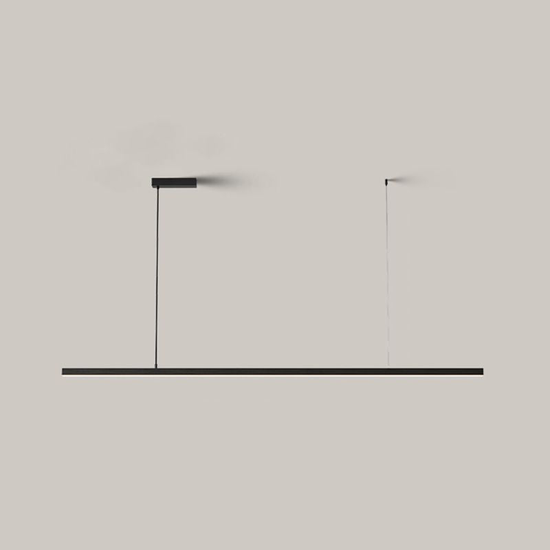 Edge Minimalist Linear Pendant Light, 2 Colour, L 90CM/120CM