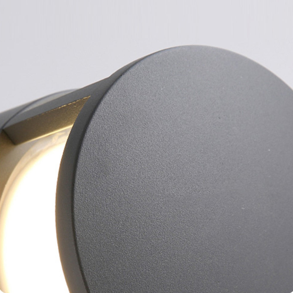 Pena Black & White Outdoor Bollard Light, DIA 11CM/16CM