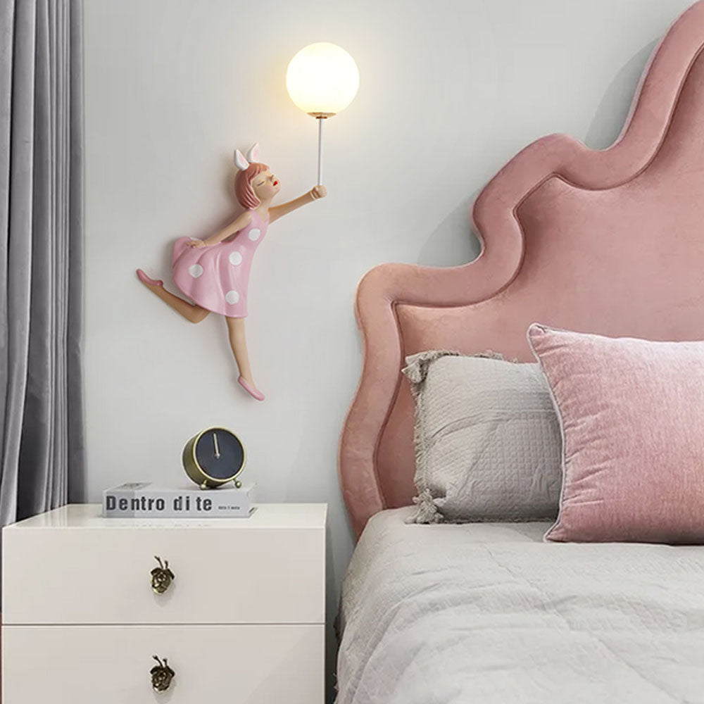 Minori Pink Wall Lamp, 2 Style, Length 49CM