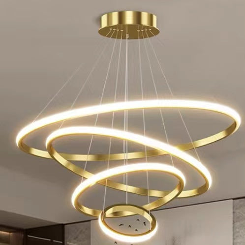 Arisha Pendant Light Outer Ring Illuminated, 2/3/4 Rings
