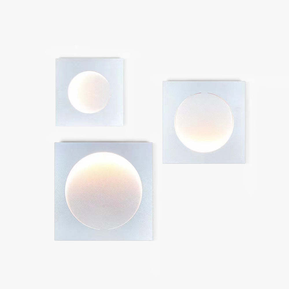 Elif Moon Recessed Wall Lamp Remote Control Dimmable, 30/40/50cm Lightzey