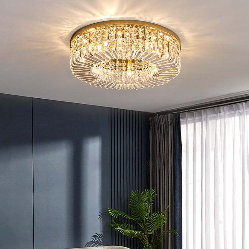 Marilyn Modern Crystal LED Chandelier Gold Lighting Decoration | Lightzey