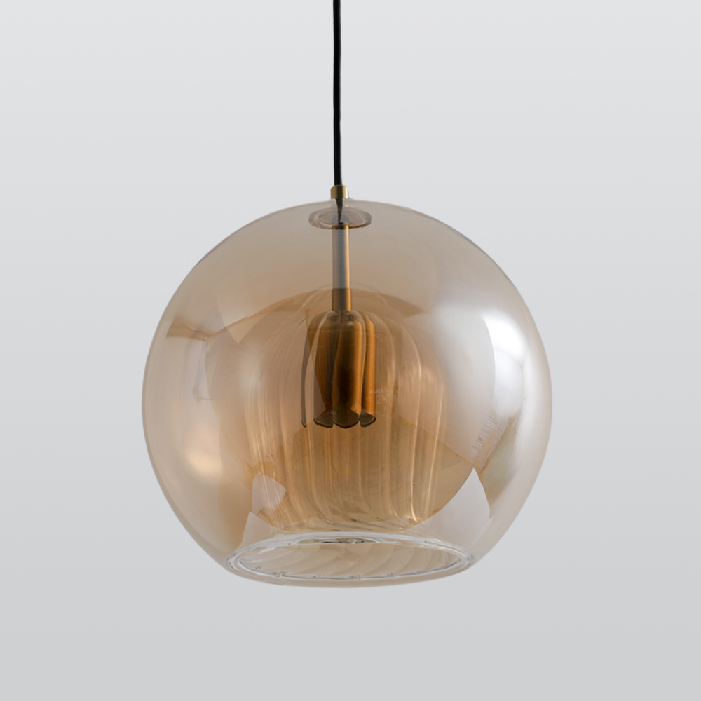 Hailie Glass Pendant Light 2 Colour, DIA 15/20/25CM