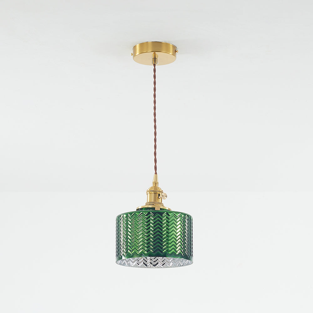 Hailie Green Pendant Light, 2 Style, L 19/23CM