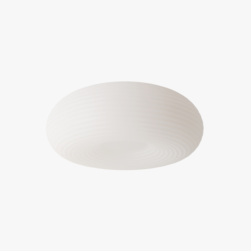 Quinn White Flush Mount Ceiling Light, DIA 20CM/35CM/50CM