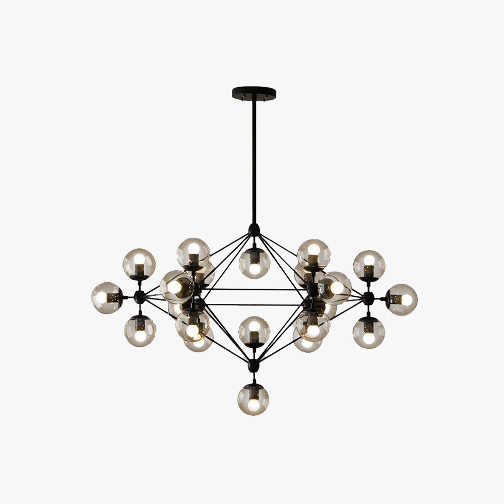 Valentina Chandelier, Black, Living Room | Lightzey