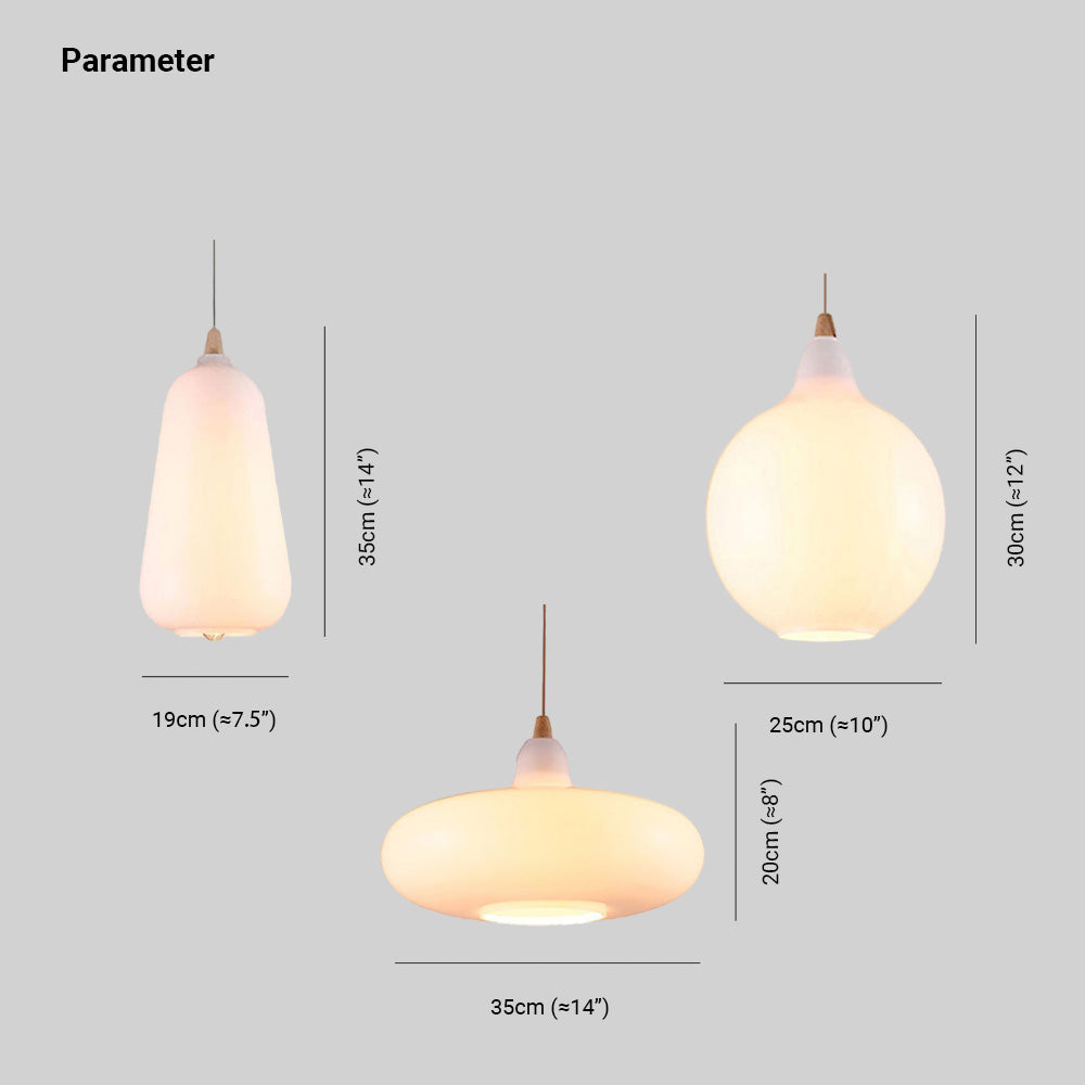 Hailie Pendant Light, 4 Colour, 3 Style