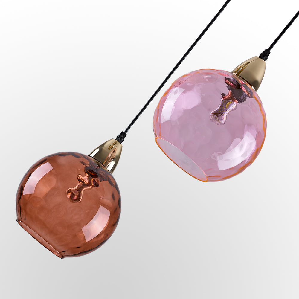 Hailie Pendant Light Water Ripple Cluster, 3 Head