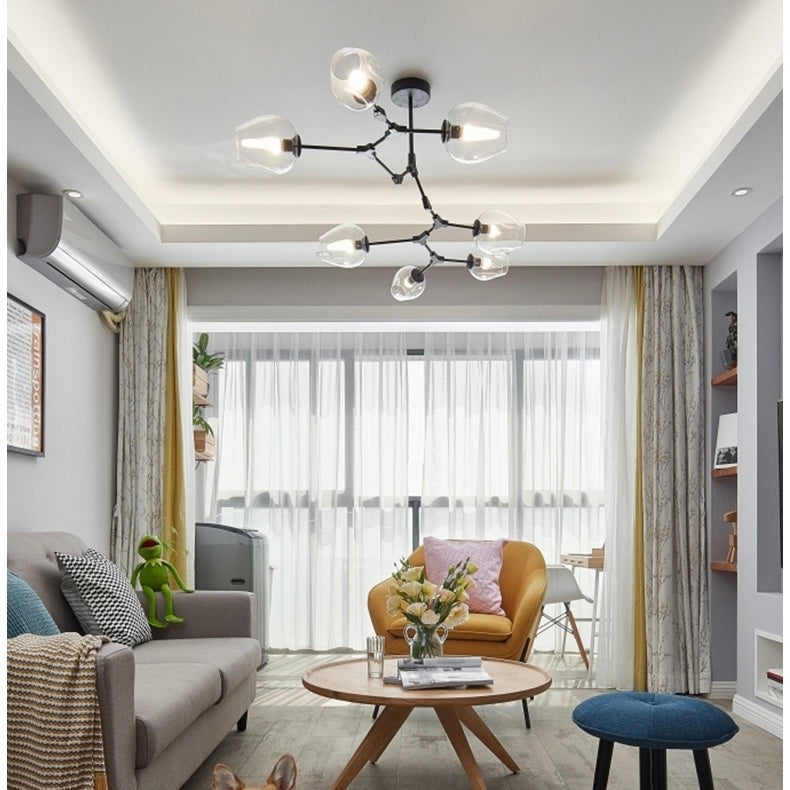 Molecular Tree Hanging Pendant Light - Living Room - Glass