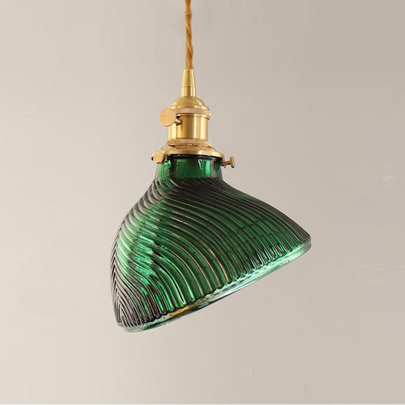 Hailie Green Pendant Light, 2 Style, L 19/23CM