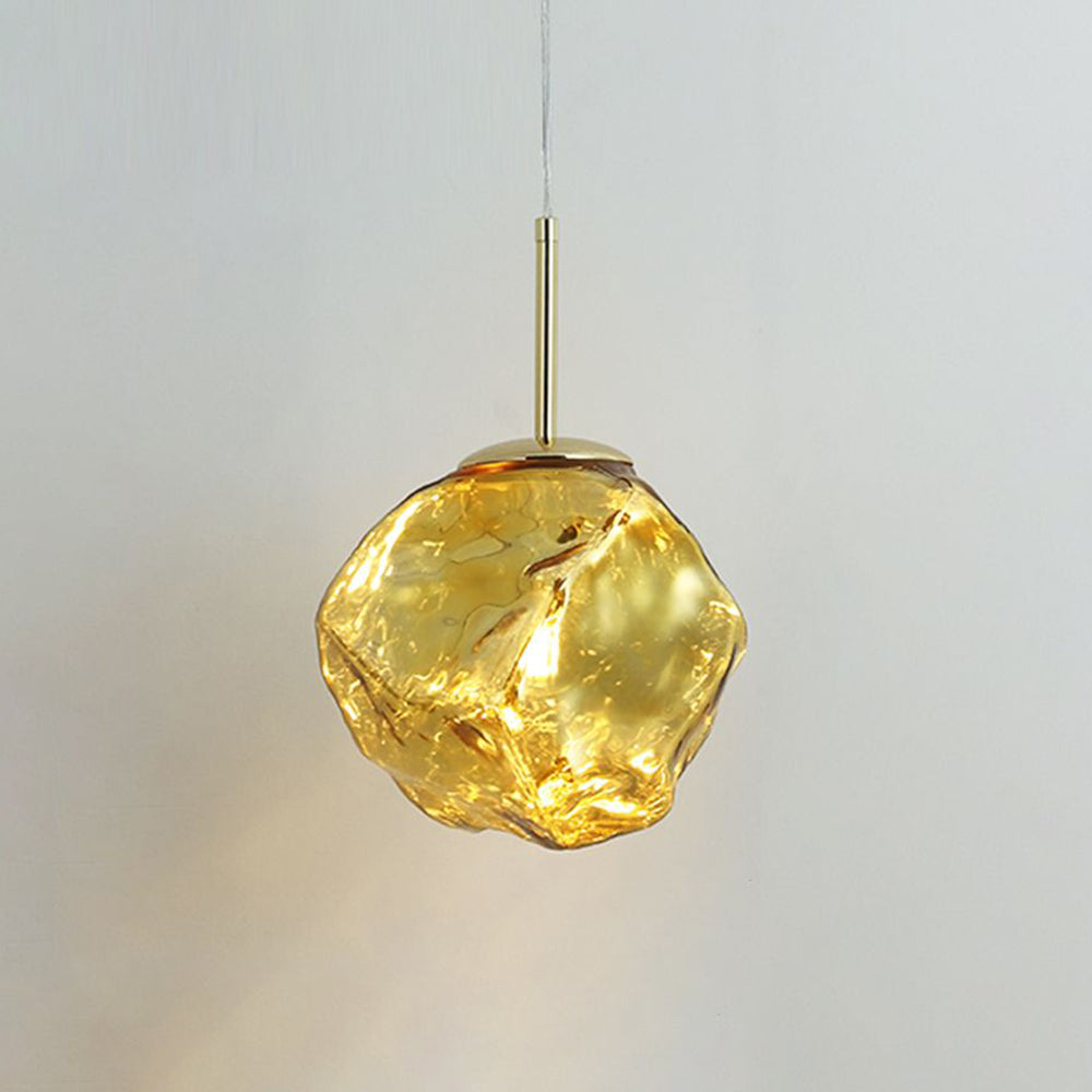 Mirza Glass Pendant Light, 4 Colour