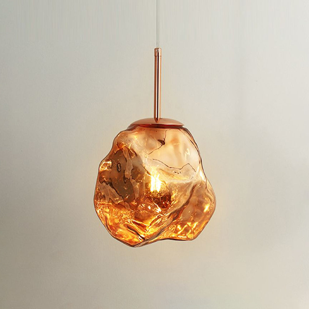 Mirza Glass Pendant Light, 4 Colour