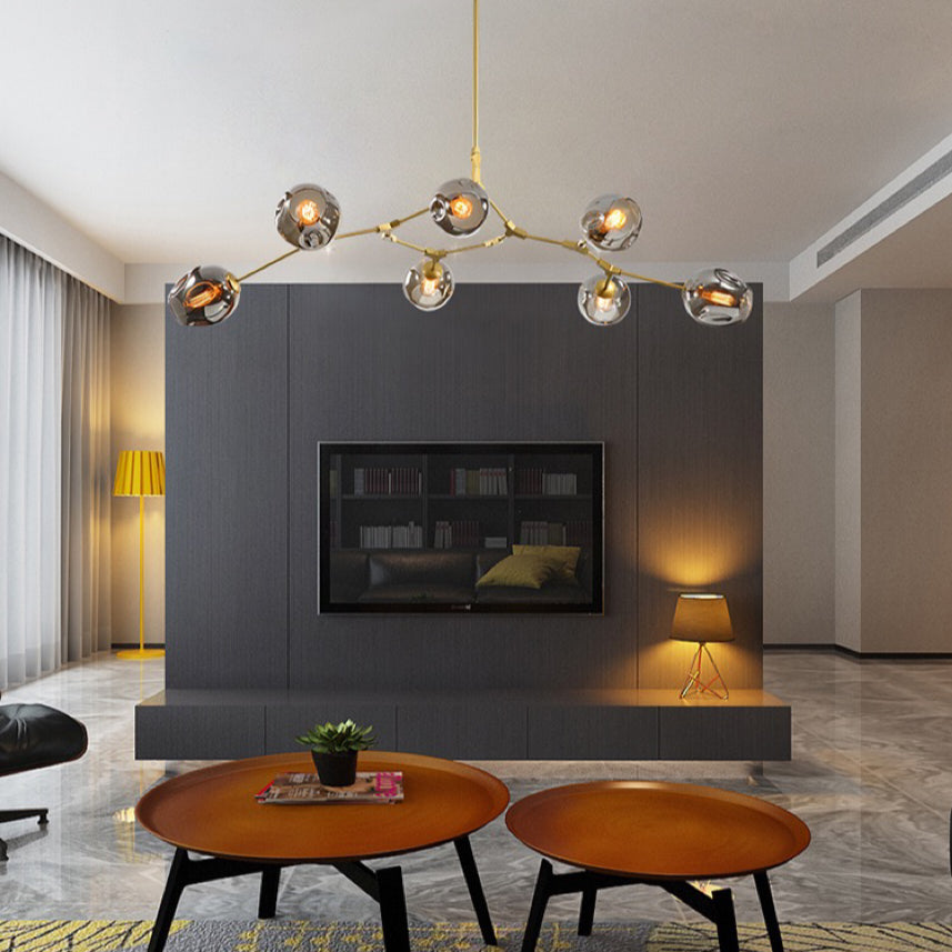 Molecular Tree Hanging Pendant Light - Living Room - Glass