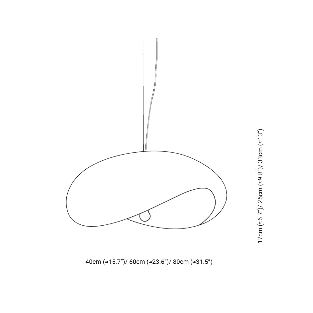 Byers Clouds Pendant Light,  DIA 40/60/80CM