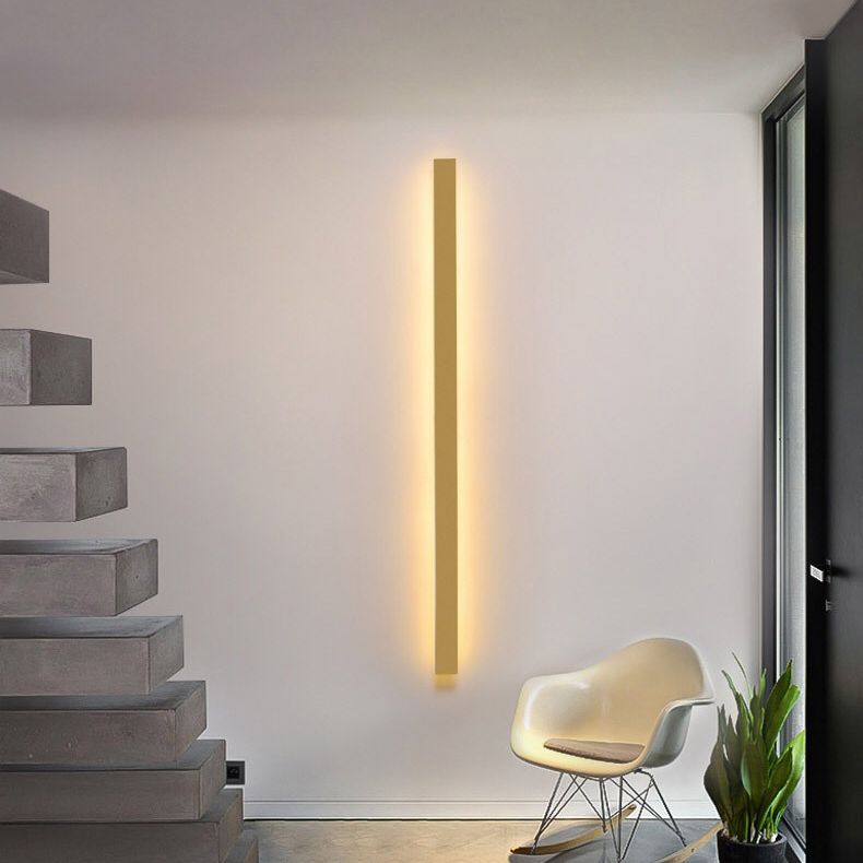Edge Minimalist Linear Wall Lamp, 3 Colour, L 60CM/80CM/100CM/120CM