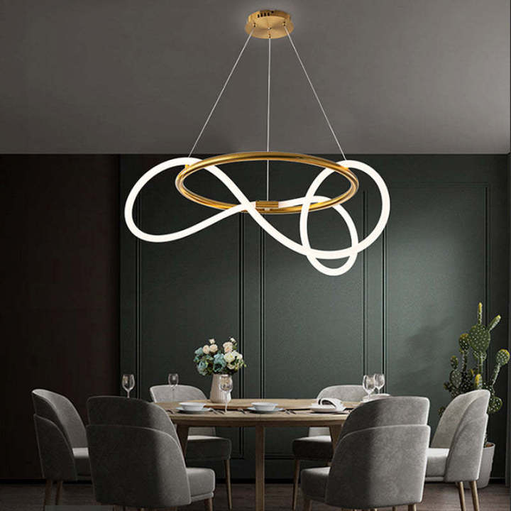 Postmodern LED Chandelier Lighting for Living Room & Bedroom | Lightzey