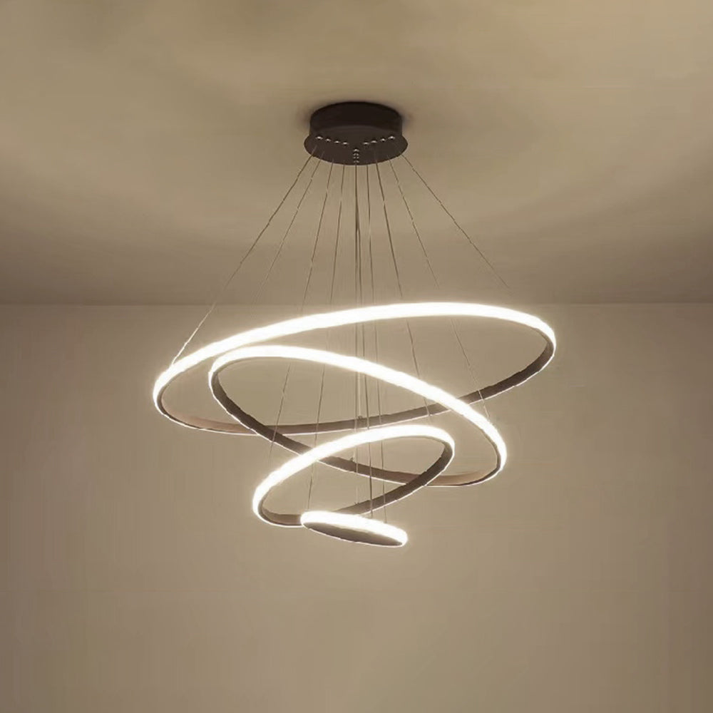 Arisha Pendant Light Outer Ring Illuminated, 2/3/4 Rings