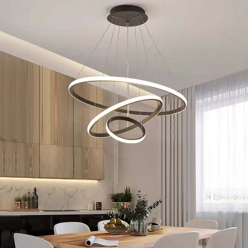 Arisha Pendant Light Outer Ring Illuminated, 2/3/4 Rings