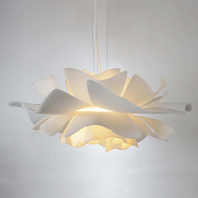 Flower pendant shop light fixture