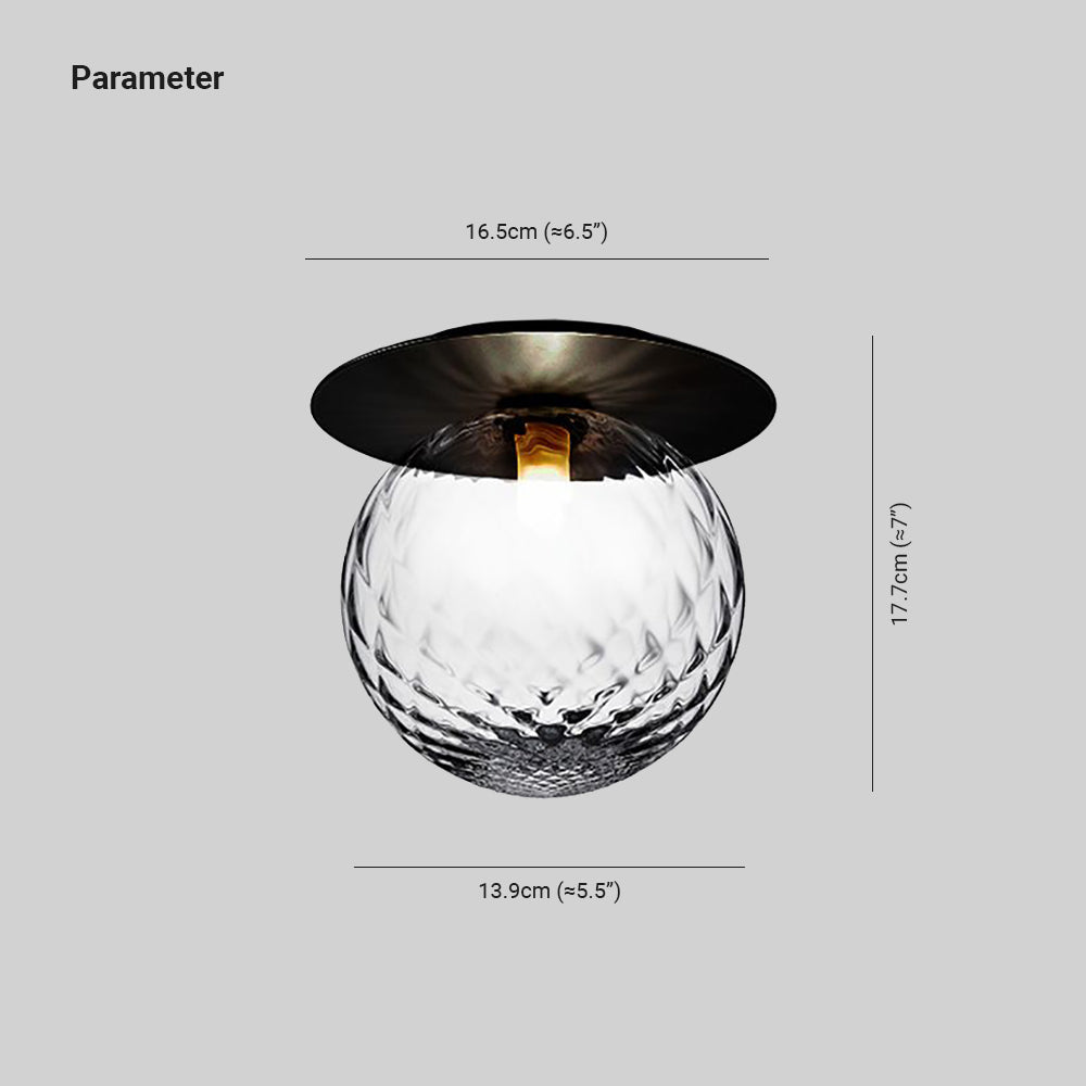 Valentina Hallway Flush Mount Ceiling Light, 4 Colour