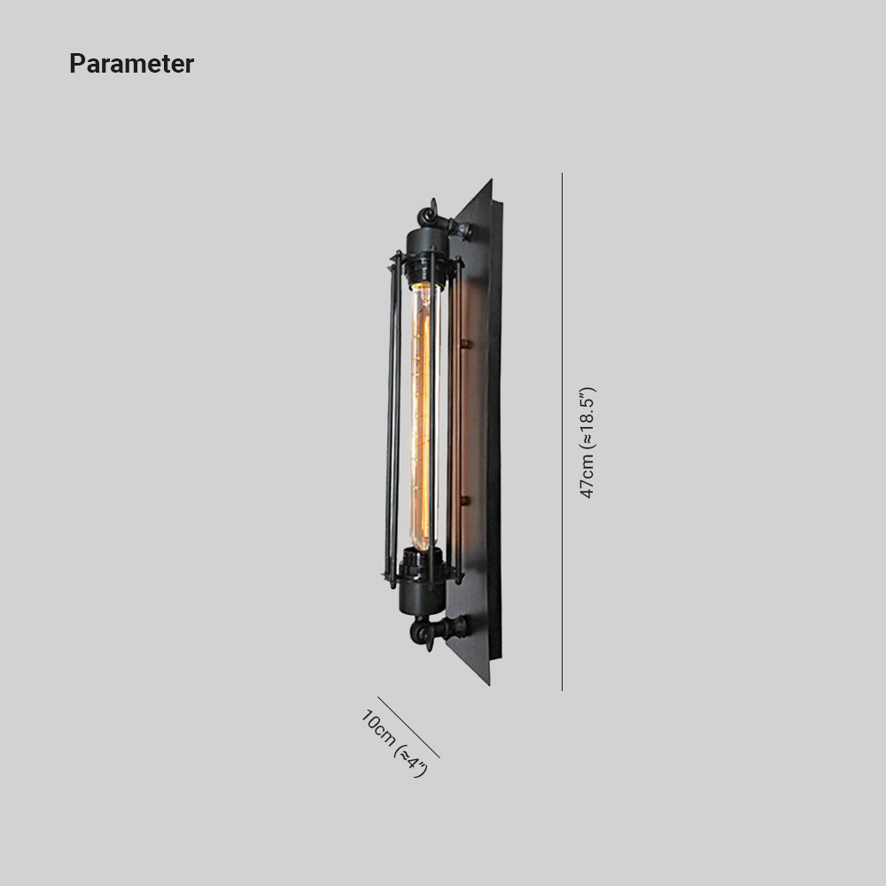 Alessio Retro Wall Lamp, Metal, 4 Colour