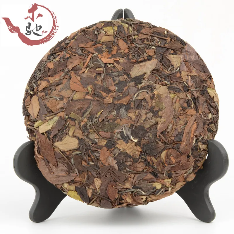 Preference Fuding White Shoumei Lao Bai Cha,300g Green Food Old White Tea Cake Natural Health Care