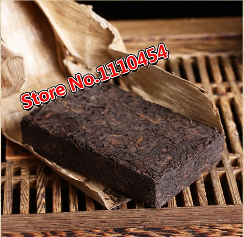  Ripe Pu'er 250g Chinese Ancient Tree Pu-erh Tea Puer Tea Brick 1980 Year Shu Pu-erh Yunnan pu erh Tea Pu Er Cha 