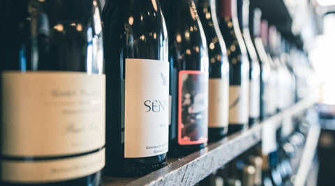 wine in shop for sale