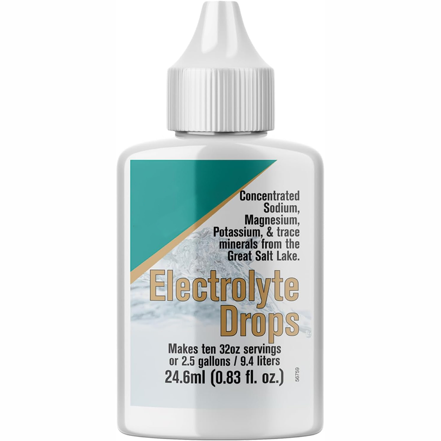 Electrolyte Hydration Drops - Keto Diets & Intermittent Fasting - Immune Support - Gluten & Sugar Free - Paleo - Sodium, Magnesium, Potassium & Trace Minerals - Unflavored - .83 fl oz