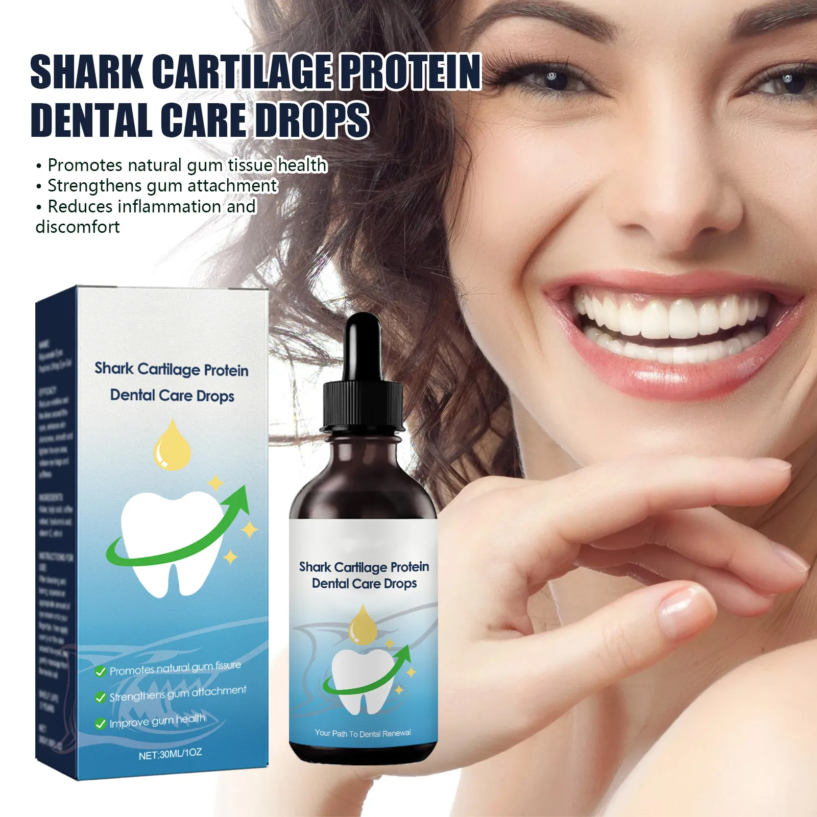 Dental Care Drops Deep Cleaning Stains Tartar Gums Gum Care Dental Care