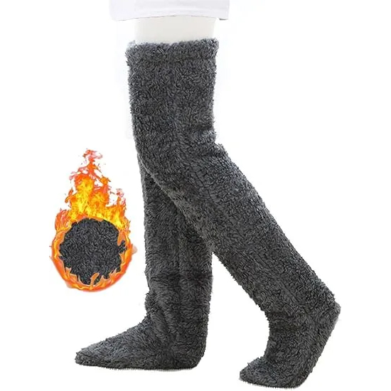 🔥Hot Selling Now🔥Women's Fuzzy Thigh high Socks