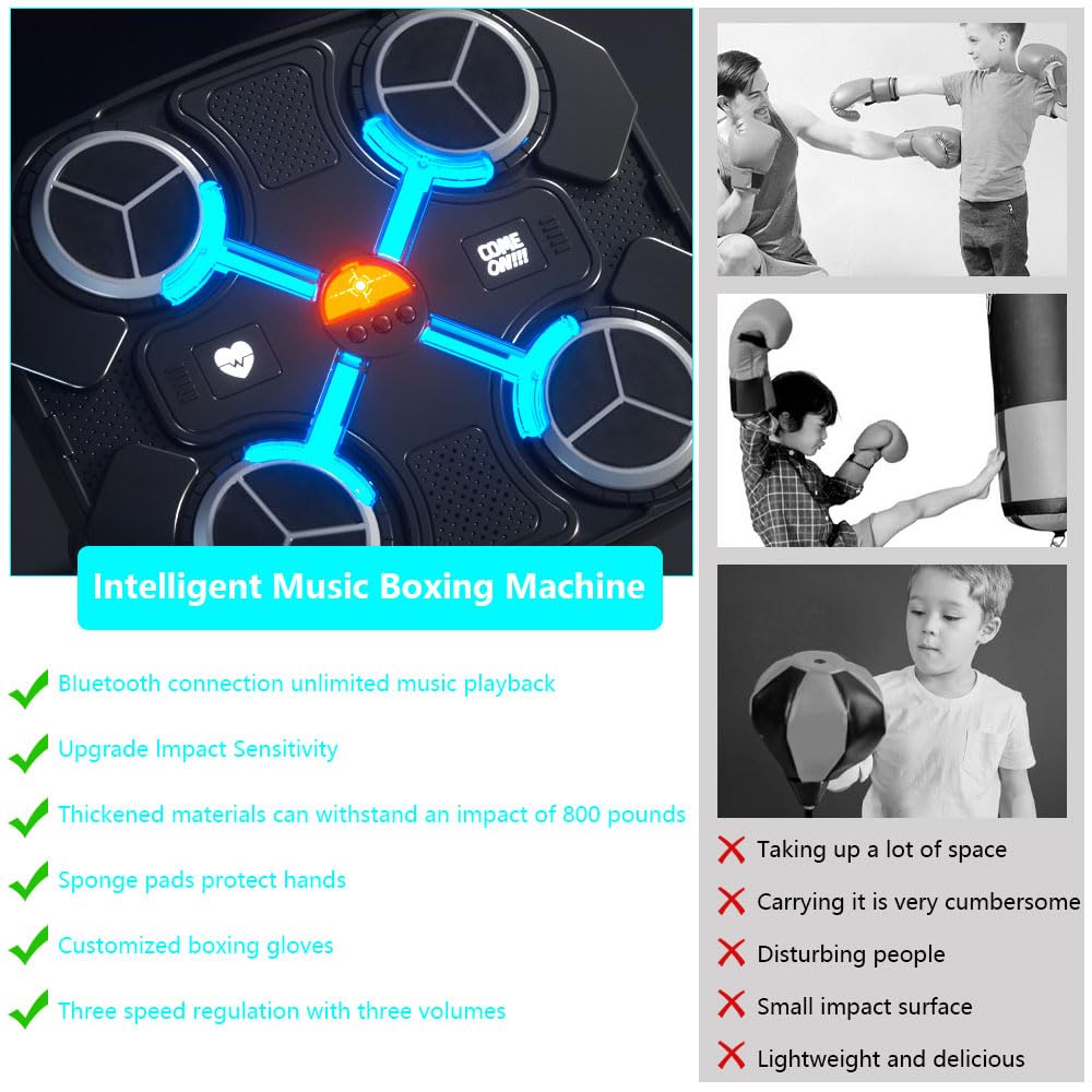 Music Boxing Machine Sport Toys for Kids