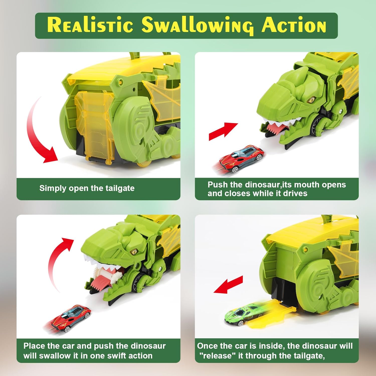 Dinosaur Transporter Truck