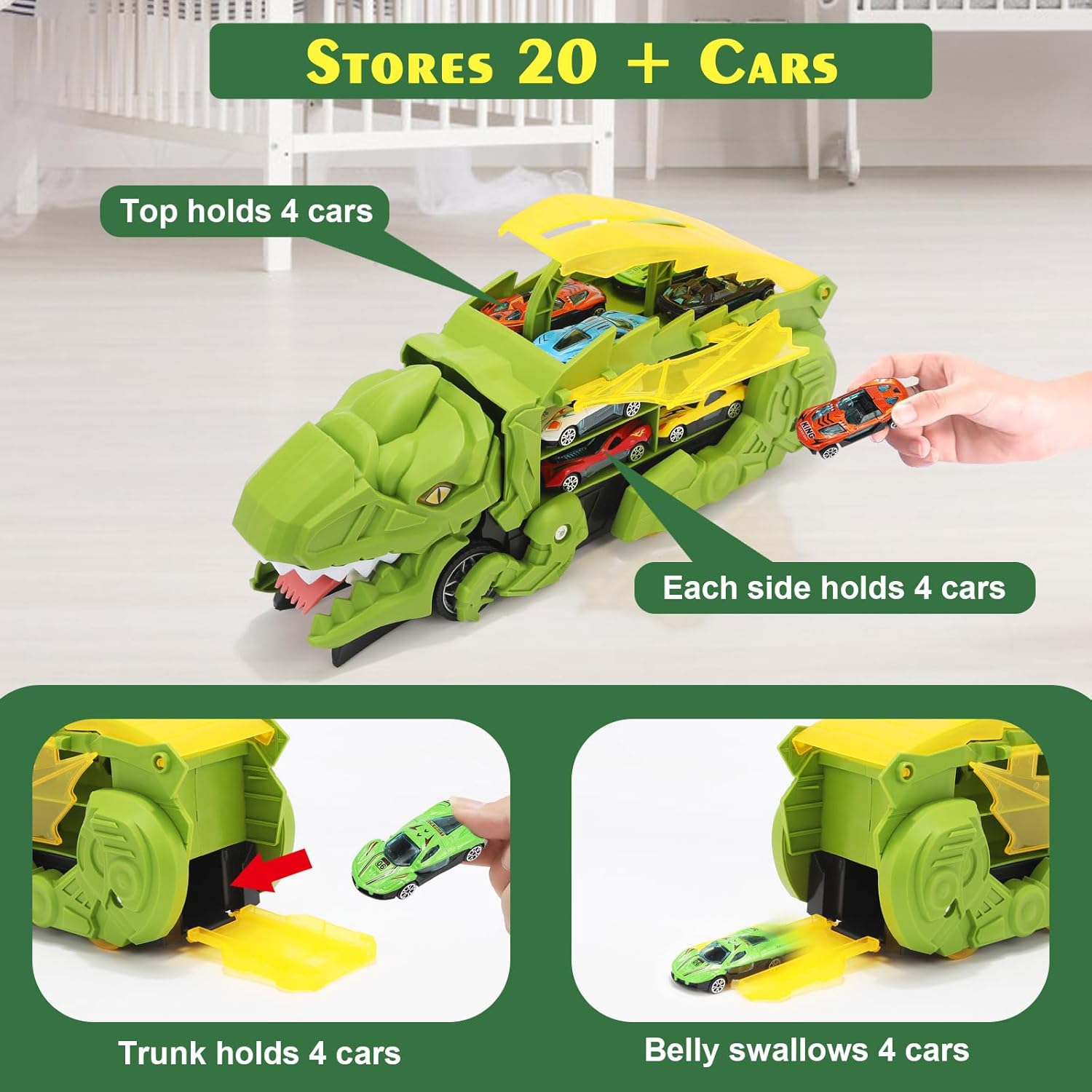 Dinosaur Transporter Truck