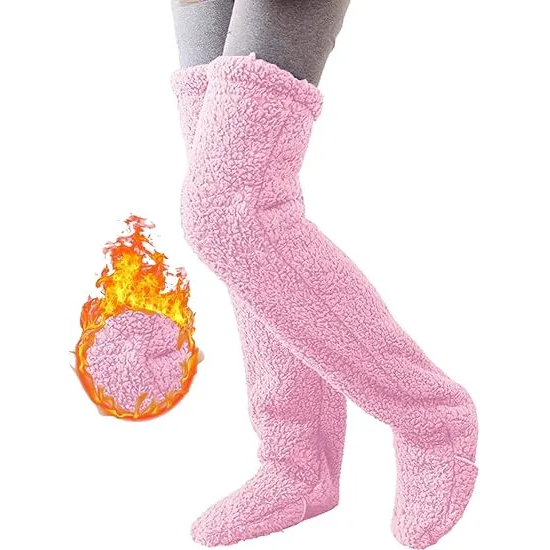 🔥Hot Selling Now🔥Women's Fuzzy Thigh high Socks