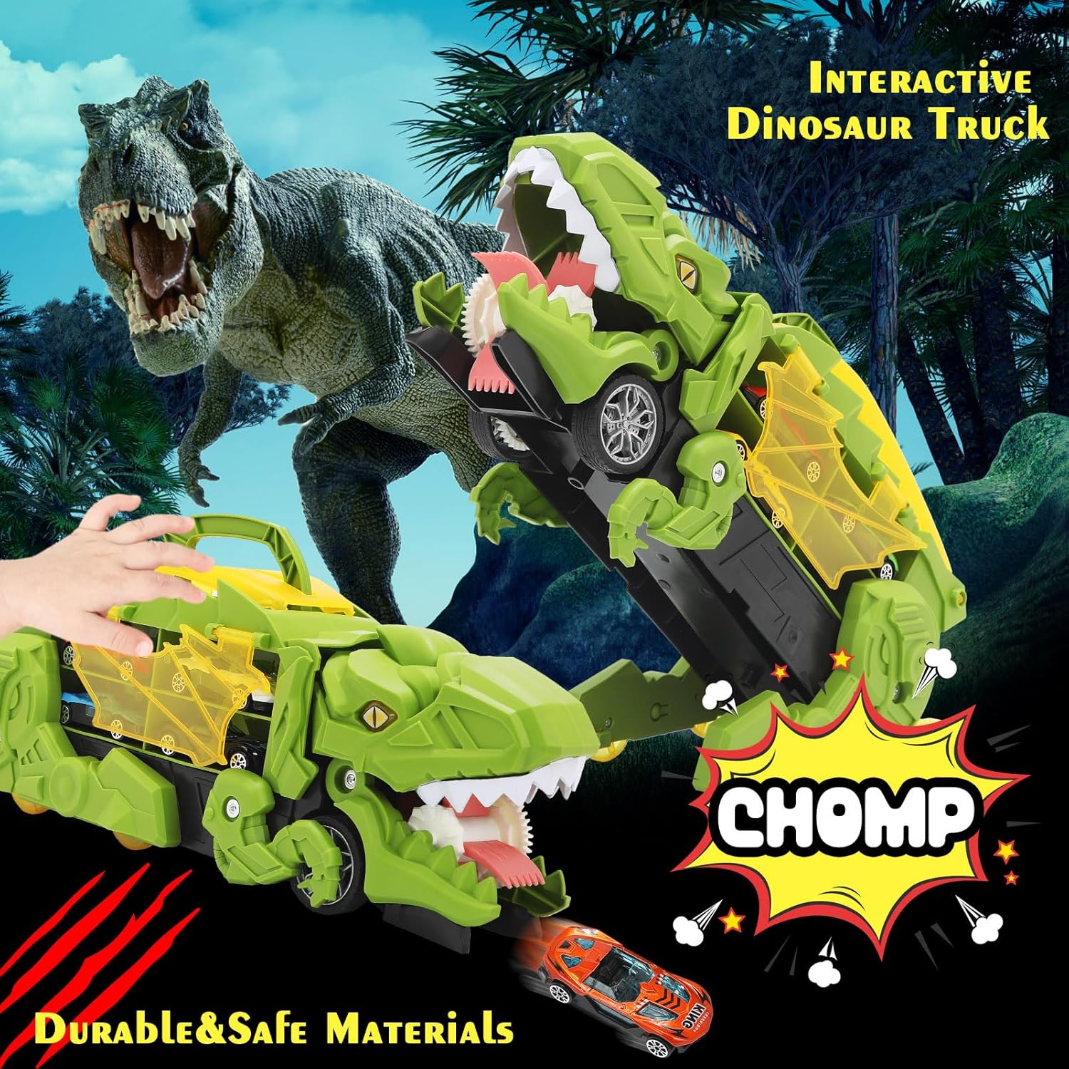 Dinosaur Transporter Truck